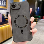 Lammleder Kunstleder Magnetische Handyhülle, Für iPhone 17e / 16e, Für iPhone 17 Pro Max, Für iPhone 17 Pro, Für iPhone 17, Für iPhone Air, Für iPhone 16 Pro Max, Für iPhone 16 Pro, Für iPhone 16 Plus