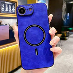 Lammleder Kunstleder Magnetische Handyhülle, Für iPhone 17e / 16e, Für iPhone 17 Pro Max, Für iPhone 17 Pro, Für iPhone 17, Für iPhone Air, Für iPhone 16 Pro Max, Für iPhone 16 Pro, Für iPhone 16 Plus