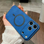 Lammleder Kunstleder Magnetische Handyhülle, Für iPhone 17e / 16e, Für iPhone 17 Pro Max, Für iPhone 17 Pro, Für iPhone 17, Für iPhone Air, Für iPhone 16 Pro Max, Für iPhone 16 Pro, Für iPhone 16 Plus