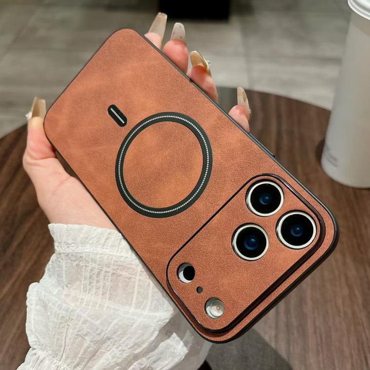 Lammleder Kunstleder Magnetische Handyhülle, Für iPhone 17e / 16e, Für iPhone 17 Pro Max, Für iPhone 17 Pro, Für iPhone 17, Für iPhone Air, Für iPhone 16 Pro Max, Für iPhone 16 Pro, Für iPhone 16 Plus