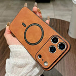 Lammleder Kunstleder Magnetische Handyhülle, Für iPhone 17e / 16e, Für iPhone 17 Pro Max, Für iPhone 17 Pro, Für iPhone 17, Für iPhone Air, Für iPhone 16 Pro Max, Für iPhone 16 Pro, Für iPhone 16 Plus