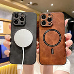 Lammleder-Kunstleder-Magnet-Handyhülle, für iPhone 11, für iPhone 11 Pro