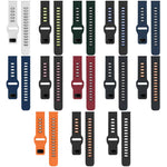 xDfind Flat-head Dual-color Silicone Watch Band, For Galaxy Watch Ultra2 2026 / 2025 / 1 2024, For Galaxy Watch9 / 8 / 8 Classic, For Samsung Galaxy Watch7 / FE / 6 / 5 / 4