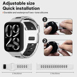 xDfind Flat-head Dual-color Silicone Watch Band, For Xiaomi Band 10 Pro / 9 Pro / Redmi Watch 6, For Redmi Watch 3 Active / Watch 3 Lite, For Redmi Watch 3