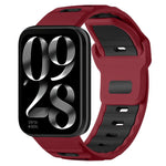 xDfind Flat-head Dual-color Silicone Watch Band, For Xiaomi Band 10 Pro / 9 Pro / Redmi Watch 6, For Redmi Watch 3 Active / Watch 3 Lite, For Redmi Watch 3