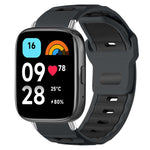 xDfind Flat-head Dual-color Silicone Watch Band, For Xiaomi Band 10 Pro / 9 Pro / Redmi Watch 6, For Redmi Watch 3 Active / Watch 3 Lite, For Redmi Watch 3