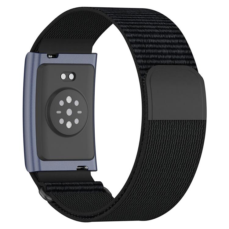 For Amazfit Helio Strap xDfind Covered Nylon Loop Band, 280mm Wristband, 420mm Arm Strap
