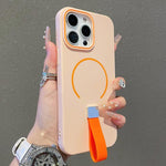 Hautgefühl Magnetische TPU-Handyhülle mit Silikonriemen, Für iPhone 13, Für iPhone 12 / 12 Pro, Für iPhone 12 Pro Max, Für iPhone 11 Pro Max, Für iPhone 11, Für iPhone 11 Pro