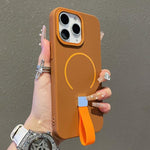 Hautgefühl Magnetische TPU-Handyhülle mit Silikonriemen, Für iPhone 13, Für iPhone 12 / 12 Pro, Für iPhone 12 Pro Max, Für iPhone 11 Pro Max, Für iPhone 11, Für iPhone 11 Pro