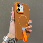 Hautgefühl Magnetische TPU-Handyhülle mit Silikonriemen, Für iPhone 13, Für iPhone 12 / 12 Pro, Für iPhone 12 Pro Max, Für iPhone 11 Pro Max, Für iPhone 11, Für iPhone 11 Pro