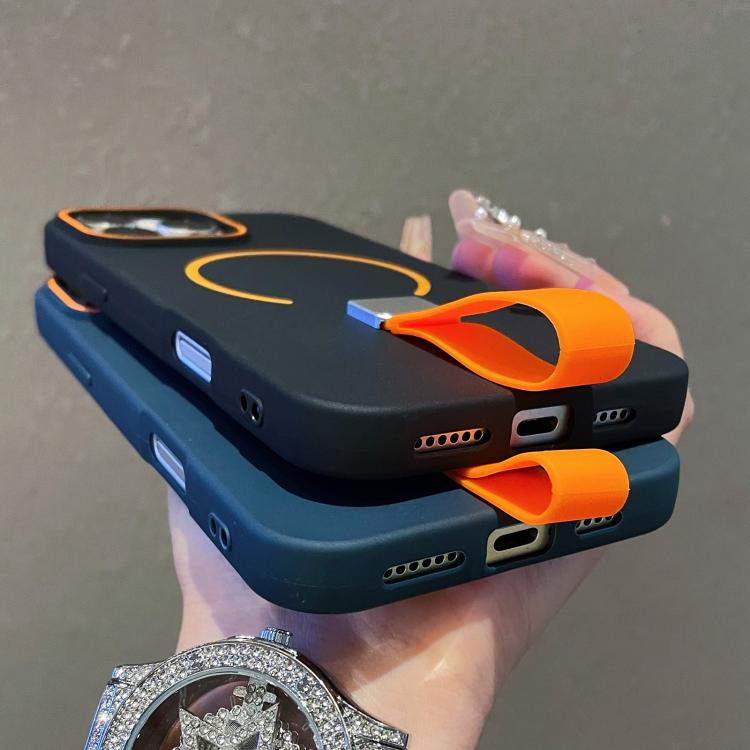 Hautgefühl Magnetische TPU-Handyhülle mit Silikonriemen, Für iPhone 13, Für iPhone 12 / 12 Pro, Für iPhone 12 Pro Max, Für iPhone 11 Pro Max, Für iPhone 11, Für iPhone 11 Pro