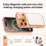 XDcase Mattierte Transparente Magnetische Stoßfeste Handyhülle, Für iPhone 17 Pro Max, Für iPhone 17 Pro, Für iPhone 17