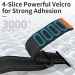 xDfind Nylon-Schlaufe Gewebtes Klettverschluss-Uhrenarmband, Für Apple Watch 42 / 44 / 45 / 46 / 49mm, Für Apple Watch 38 / 40 / 41 / S11 42mm