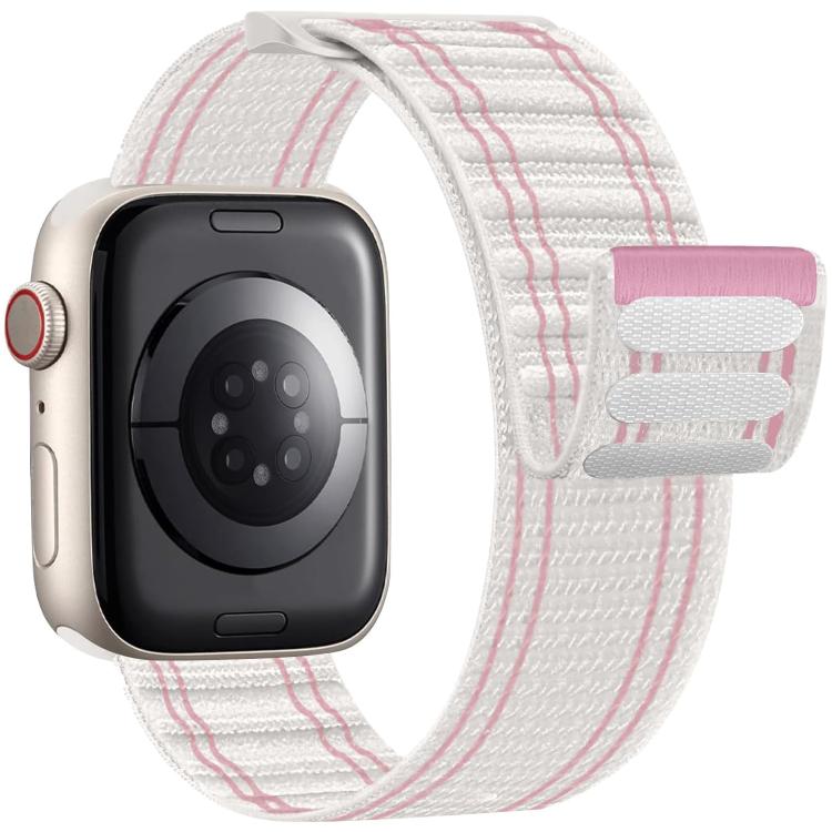 xDfind Nylon-Schlaufe Gewebtes Klettverschluss-Uhrenarmband, Für Apple Watch 42 / 44 / 45 / 46 / 49mm, Für Apple Watch 38 / 40 / 41 / S11 42mm