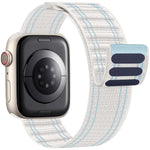 xDfind Nylon-Schlaufe Gewebtes Klettverschluss-Uhrenarmband, Für Apple Watch 42 / 44 / 45 / 46 / 49mm, Für Apple Watch 38 / 40 / 41 / S11 42mm