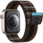xDfind Nylon-Schlaufe Gewebtes Klettverschluss-Uhrenarmband, Für Apple Watch 42 / 44 / 45 / 46 / 49mm, Für Apple Watch 38 / 40 / 41 / S11 42mm