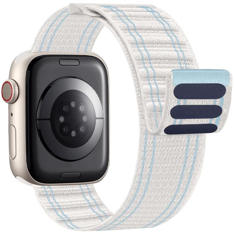 xDfind Nylon-Schlaufe Gewebtes Klettverschluss-Uhrenarmband, Für Apple Watch 42 / 44 / 45 / 46 / 49mm, Für Apple Watch 38 / 40 / 41 / S11 42mm