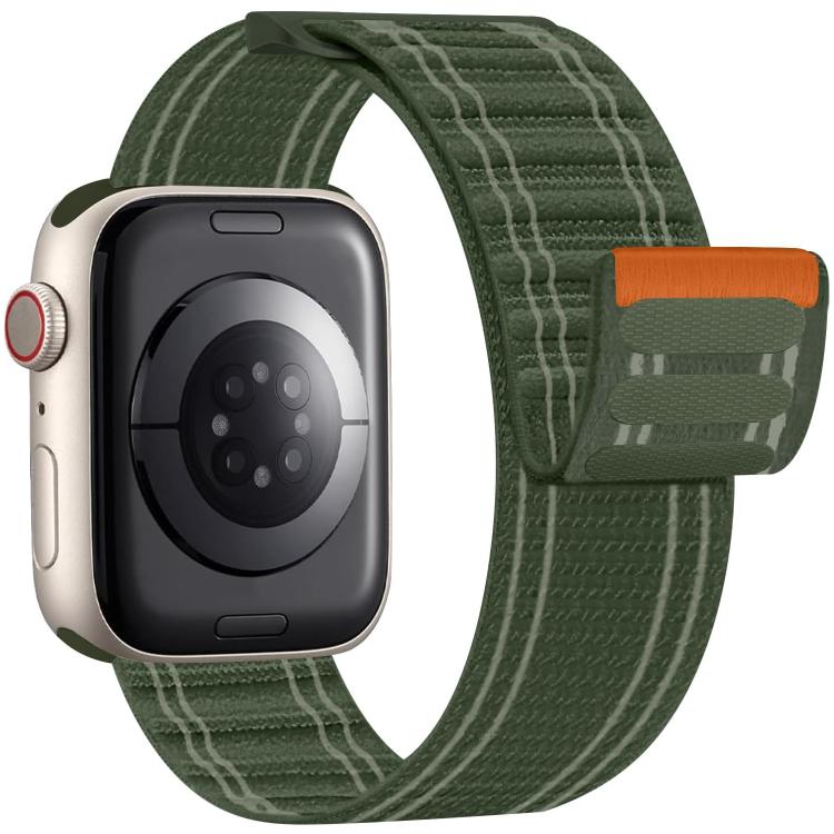 xDfind Nylon-Schlaufe Gewebtes Klettverschluss-Uhrenarmband, Für Apple Watch 42 / 44 / 45 / 46 / 49mm, Für Apple Watch 38 / 40 / 41 / S11 42mm