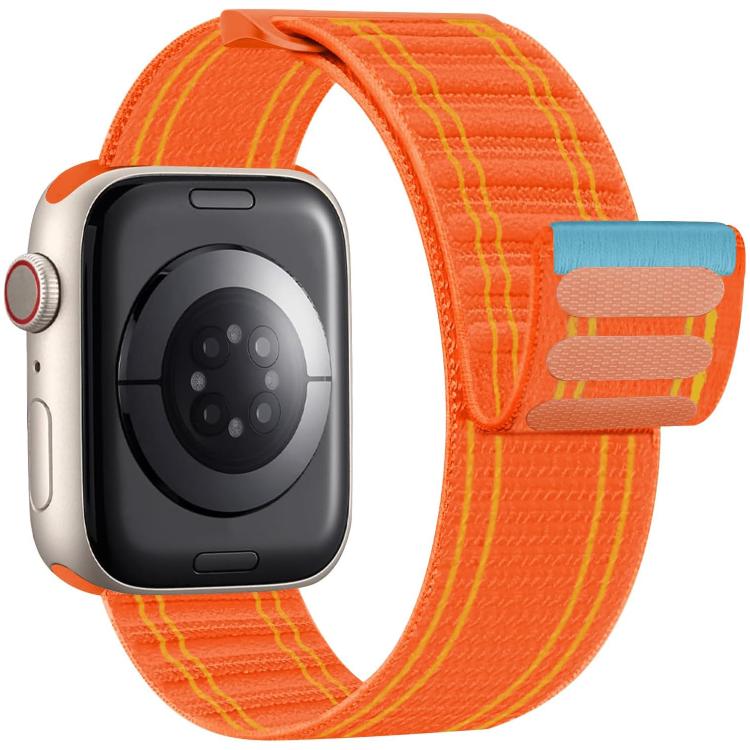 xDfind Nylon-Schlaufe Gewebtes Klettverschluss-Uhrenarmband, Für Apple Watch 42 / 44 / 45 / 46 / 49mm, Für Apple Watch 38 / 40 / 41 / S11 42mm
