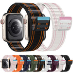 xDfind Nylon-Schlaufe Gewebtes Klettverschluss-Uhrenarmband, Für Apple Watch 42 / 44 / 45 / 46 / 49mm, Für Apple Watch 38 / 40 / 41 / S11 42mm