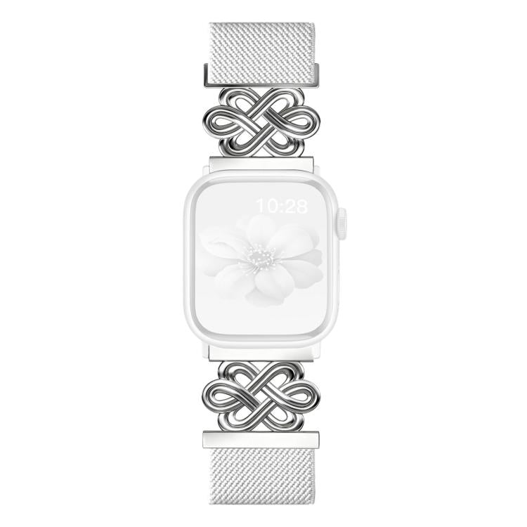 xDfind Chinesischer Knoten Nylon Geflochten Magnetische Schnalle Uhrenarmband, Für Apple Watch 42 / 44 / 45 / 46 / 49mm, Für Apple Watch 38 / 40 / 41 / S11 42mm