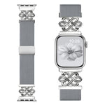xDfind Chinesischer Knoten Nylon Geflochten Magnetische Schnalle Uhrenarmband, Für Apple Watch 42 / 44 / 45 / 46 / 49mm, Für Apple Watch 38 / 40 / 41 / S11 42mm