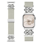 xDfind Chinesischer Knoten Nylon Geflochten Magnetische Schnalle Uhrenarmband, Für Apple Watch 42 / 44 / 45 / 46 / 49mm, Für Apple Watch 38 / 40 / 41 / S11 42mm