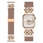 xDfind Chinesischer Knoten Nylon Geflochten Magnetische Schnalle Uhrenarmband, Für Apple Watch 42 / 44 / 45 / 46 / 49mm, Für Apple Watch 38 / 40 / 41 / S11 42mm