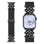 xDfind Chinesischer Knoten Nylon Geflochten Magnetische Schnalle Uhrenarmband, Für Apple Watch 42 / 44 / 45 / 46 / 49mm, Für Apple Watch 38 / 40 / 41 / S11 42mm