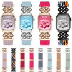 xDfind Chinesischer Knoten Nylon Regenbogen Geflochten Magnetische Schnalle Uhrenarmband, Für Apple Watch 42 / 44 / 45 / 46 / 49mm, Für Apple Watch 38 / 40 / 41 / S11 42mm