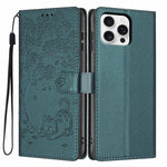Tree Cat Embossed Flip Vegan Leather Phone Case, For iPhone 17e / 16e, For iPhone 17 Pro Max, For iPhone 17 Pro, For iPhone 17, For iPhone Air, For iPhone 16 Pro Max
