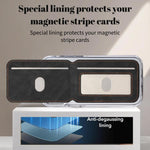 ESEBLE S1 Retro Vegane Lederstruktur Magnetischer RFID Handy Kartenhalter