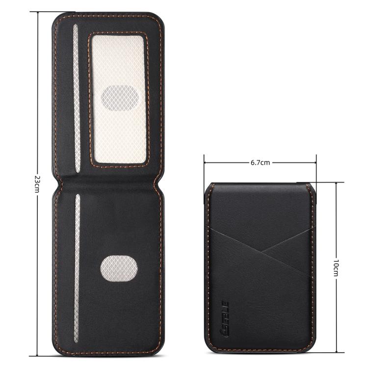ESEBLE S2 Kunstlederstruktur Magnetischer RFID Handy Kartenhalter