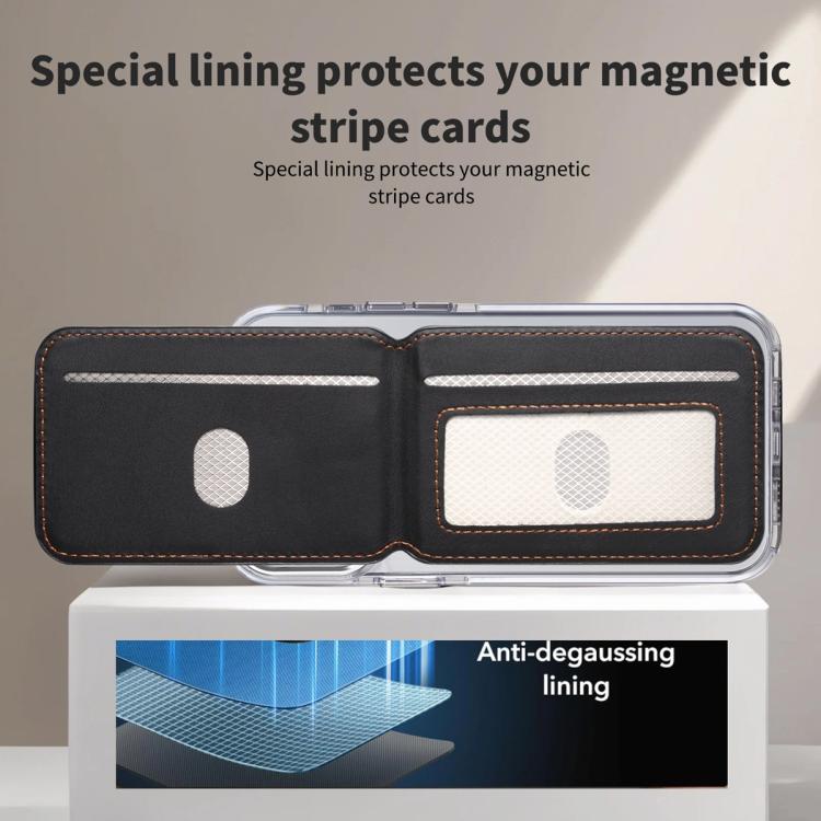 ESEBLE S2 Kunstlederstruktur Magnetischer RFID Handy Kartenhalter