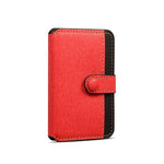 ESEBLE Klebestil Farbblock Faltbarer Handy Kartenhalter