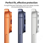 XDcase 5 Stück Rüstung Volle Abdeckung Mattierte Metall-Kameraobjektivringfolie, Für iPhone 17