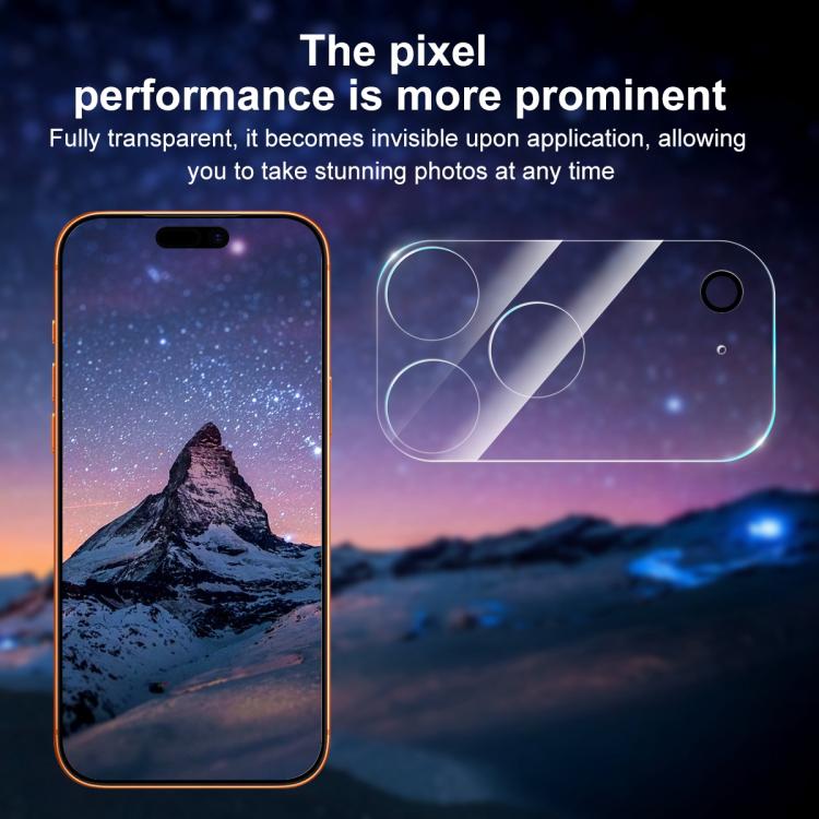 XDcase 5 Stück Transparente Integrierte Kamera-Schutzfolie aus gehärtetem Glas, Für iPhone 17 Pro Max, Für iPhone 17 Pro, Für iPhone 17, Für iPhone Air