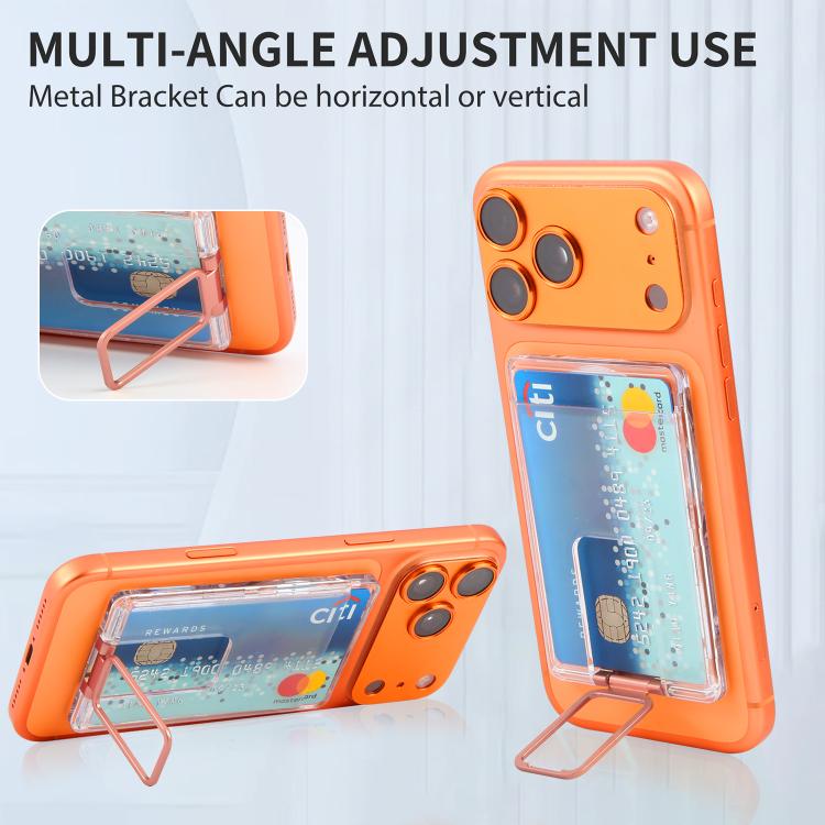 XDcase Magnetischer Kartenhalter mit Fach für iPhone / Galaxy & mehr