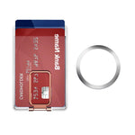 XDcase Magnetischer Kartenhalter mit Fach für iPhone / Galaxy & mehr