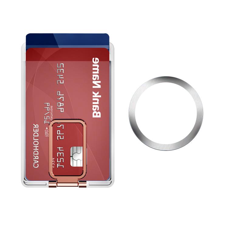 XDcase Magnetischer Kartenhalter mit Fach für iPhone / Galaxy & mehr
