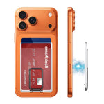 XDcase Magnetischer Kartenhalter mit Fach für iPhone / Galaxy & mehr
