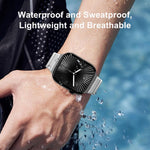 Ein Perlen Faltverschluss Metall Titanlegierung Uhrenarmband, Für Apple Watch 46mm / 49mm / 45mm / 44mm, Für Apple Watch 42mm / 41mm / 40mm / 38mm