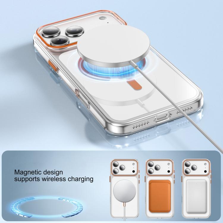 Kemeng klare PC Magnetische Handyhülle, Für iPhone 17 Pro Max, Für iPhone 17 Pro