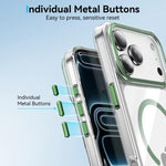Kemeng klare PC Magnetische Handyhülle, Für iPhone 17 Pro Max, Für iPhone 17 Pro