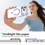 Kemeng klare PC Magnetische Handyhülle, Für iPhone 17 Pro Max, Für iPhone 17 Pro