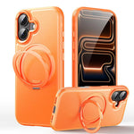 Lederstruktur 360 Grad drehbarer Magnetischer Halter Handyhülle, Für iPhone 17 Pro Max, Für iPhone 17 Pro, Für iPhone 17, Für iPhone Air, Für iPhone 16 Pro Max, Für iPhone 16 Pro, Für iPhone 16 Plus, Für iPhone 16