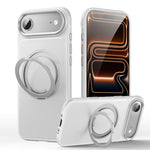 Lederstruktur 360 Grad drehbarer Magnetischer Halter Handyhülle, Für iPhone 17 Pro Max, Für iPhone 17 Pro, Für iPhone 17, Für iPhone Air, Für iPhone 16 Pro Max, Für iPhone 16 Pro, Für iPhone 16 Plus, Für iPhone 16