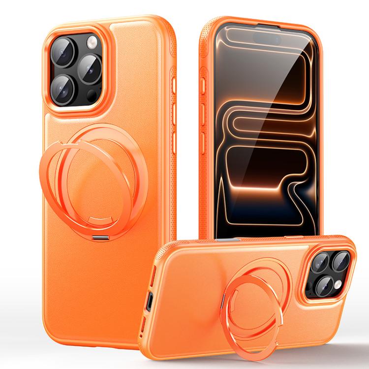 Lederstruktur 360 Grad drehbarer Magnetischer Halter Handyhülle, Für iPhone 17 Pro Max, Für iPhone 17 Pro, Für iPhone 17, Für iPhone Air, Für iPhone 16 Pro Max, Für iPhone 16 Pro, Für iPhone 16 Plus, Für iPhone 16