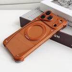Weasel Originalfarbe Metall rahmenlose 360 Drehhalter Magnetische Handyhülle, Für iPhone 17 Pro Max, Für iPhone 17 Pro