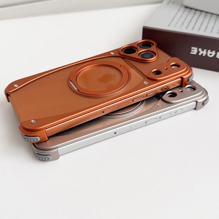 Weasel Originalfarbe Metall rahmenlose 360 Drehhalter Magnetische Handyhülle, Für iPhone 17 Pro Max, Für iPhone 17 Pro